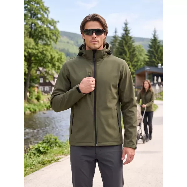  Herren-Softshelljacke ALTISPORT NP/ALM225 MILITÄR 