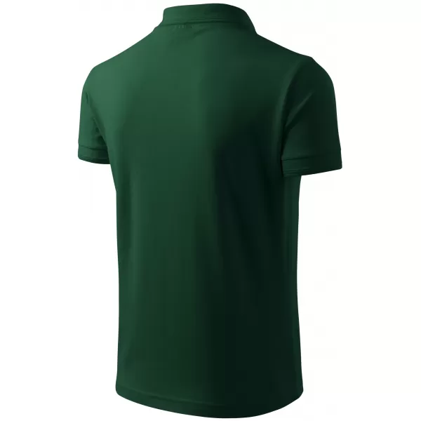  Herren-T-Shirt mit Kragen ALTISPORT NP/ALM302 DUNKELGRÜN 