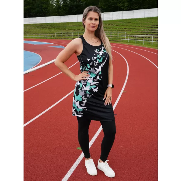  Hochwertiges Funktions-Westenkleid für Damen ALTISPORT VOJ/ALW022SAT01 SCHWARZ/TÜRKIS 