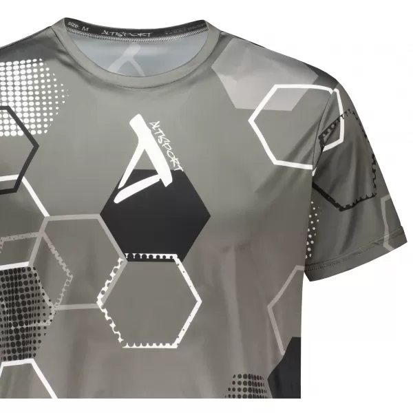  Funktionelles Premium-T-Shirt für Herren ALTISPORT VOJ/ALM037TR01 GRAU 