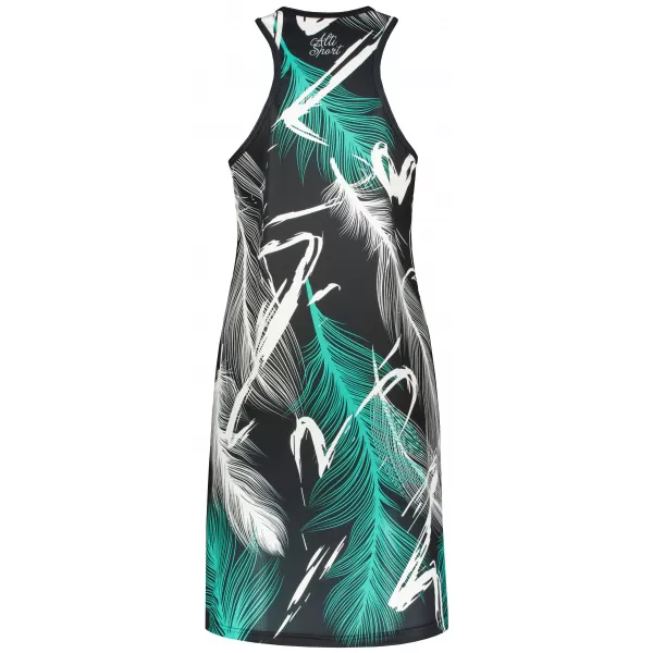  Hochwertiges Funktions-Westenkleid für Damen ALTISPORT VOJ/ALW001SAT01 SCHWARZ/TÜRKIS 
