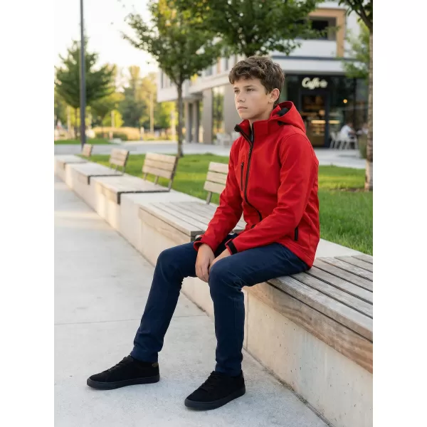  Softshelljacke für Kinder ALTISPORT NP/ALK535 ROT 
