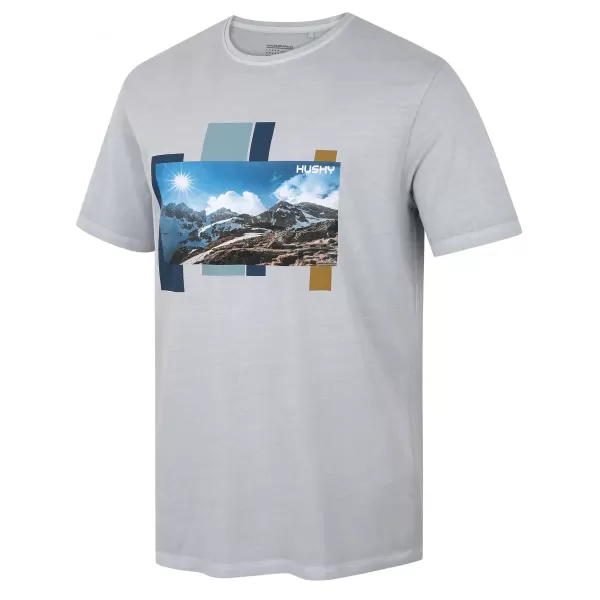  Hemd HUSKY TEE SKYLINE M HELLGRAU 