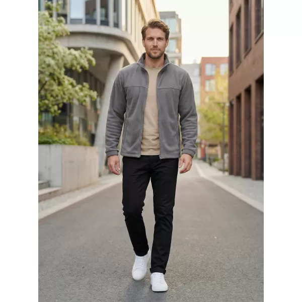  Fleece-Sweatshirt für Herren ALTISPORT NP/ALM105 STAHLGRAU 