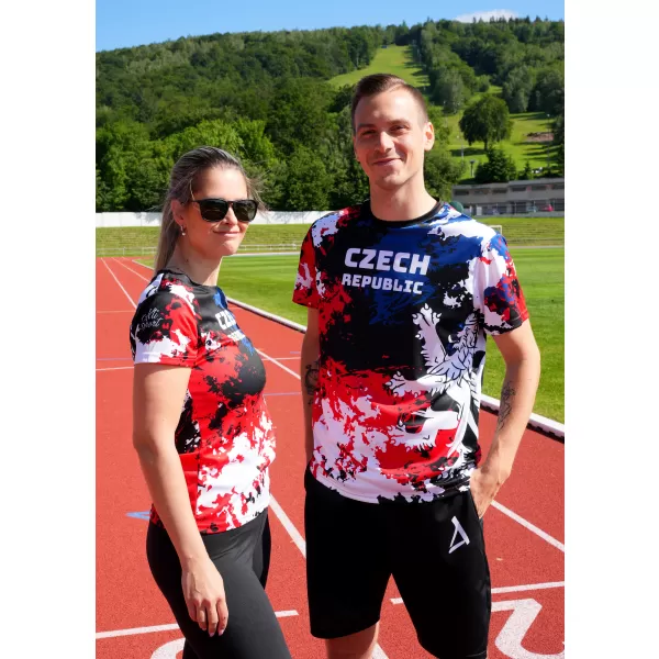  Hochwertiges Funktions-T-Shirt für Herren ALTISPORT x CZE VOJ/ALM036TR01 FLECKEN 