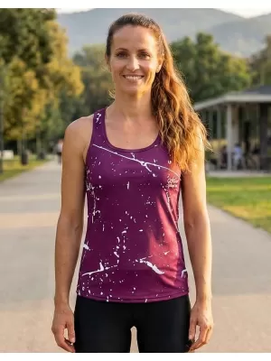 Hochwertiges Funktions-Tanktop für Damen ALTISPORT VOJ/ALW034TIL01 FUCHSIE