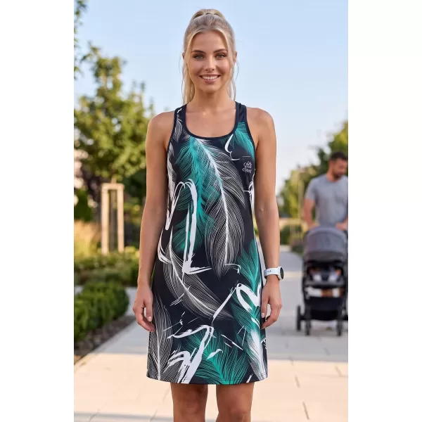  Hochwertiges Funktions-Westenkleid für Damen ALTISPORT VOJ/ALW001SAT01 SCHWARZ/TÜRKIS 