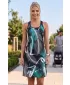 Hochwertiges Funktions-Westenkleid für Damen ALTISPORT VOJ/ALW001SAT01 SCHWARZ/TÜRKIS