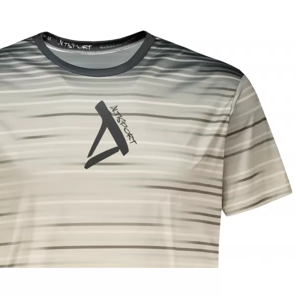  Premium-T-Shirt für Herren ALTISPORT VOJ/ALM031TR01 SCHWARZ BRAUN 