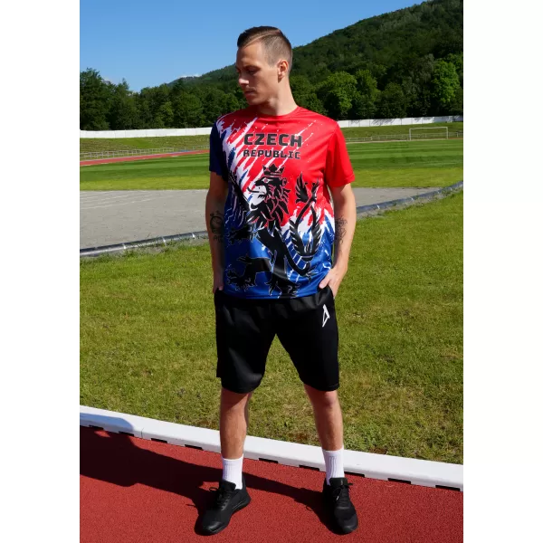  Hochwertiges Funktions-T-Shirt für Herren ALTISPORT x CZE VOJ/ALM036TR01 LÖWE 
