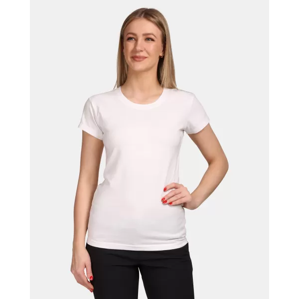  Damen-T-Shirt KILPI PROMO-W VL0366KI WEIß 