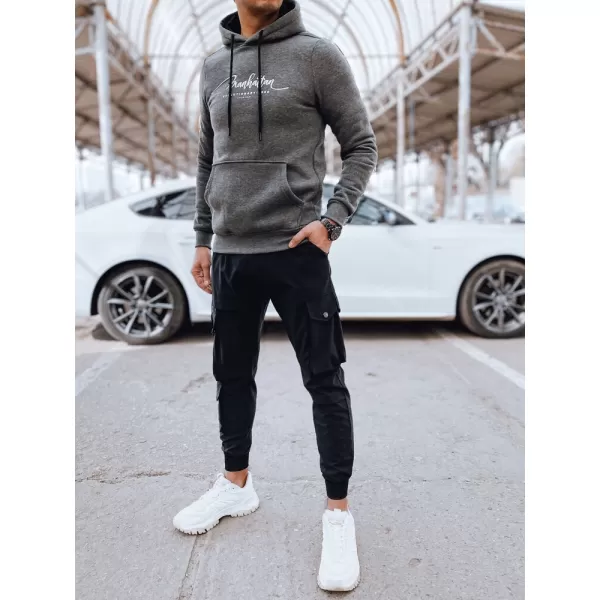  Herren -Sweatshirt DSTREET BX5705 DUNKELGRAU 
