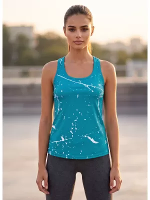 Hochwertiges Funktions-Tanktop für Damen ALTISPORT VOJ/ALW034TIL01 SMARAGD