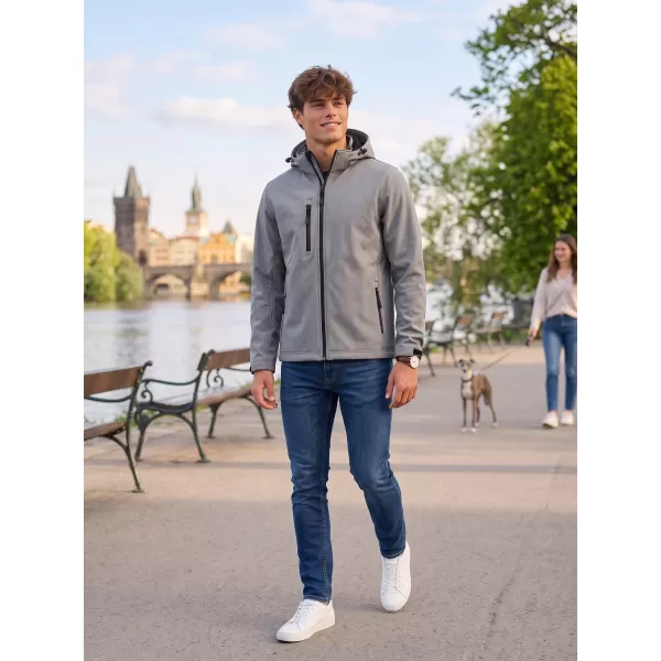  Herren-Softshelljacke ALTISPORT NP/ALM225 STAHLGRAU 