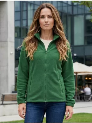 Fleece-Sweatshirt für Damen ALTISPORT NP/ALW405 FLASCHENGRÜN