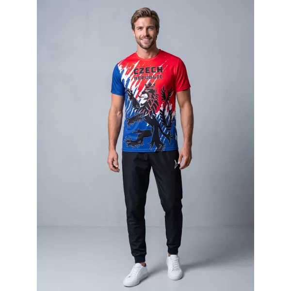  Hochwertiges Funktions-T-Shirt für Herren ALTISPORT x CZE VOJ/ALM036TR01 LÖWE 
