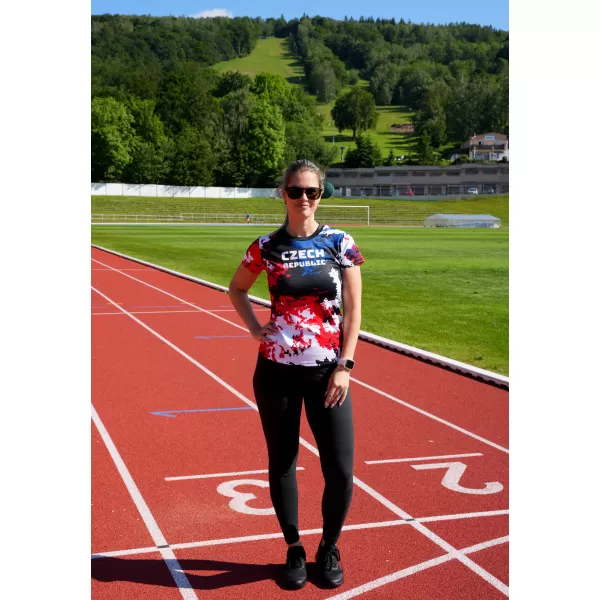  Hochwertiges Funktions-T-Shirt für Damen ALTISPORT x CZE VOJ/ALM036TR01 FLECKEN 