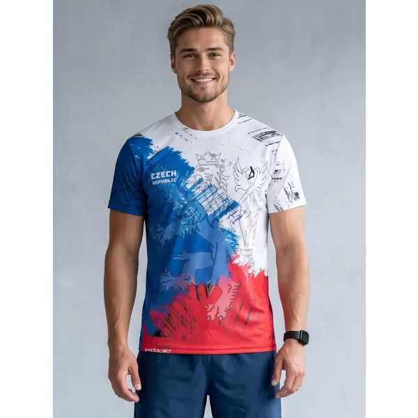  Hochwertiges Funktions-T-Shirt für Herren ALTISPORT x CZE VOJ/ALM032TR01 LÖWE 