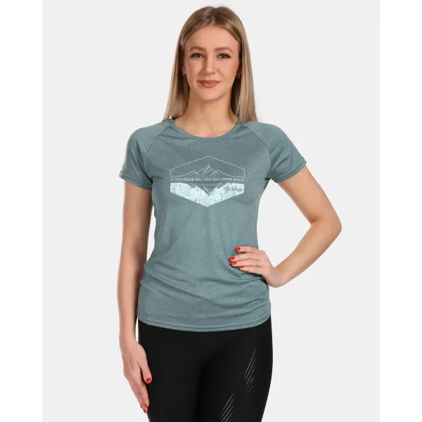  Funktions-T-Shirt für Damen KILPI LISMAIN-W VL0318KI KHAKI 