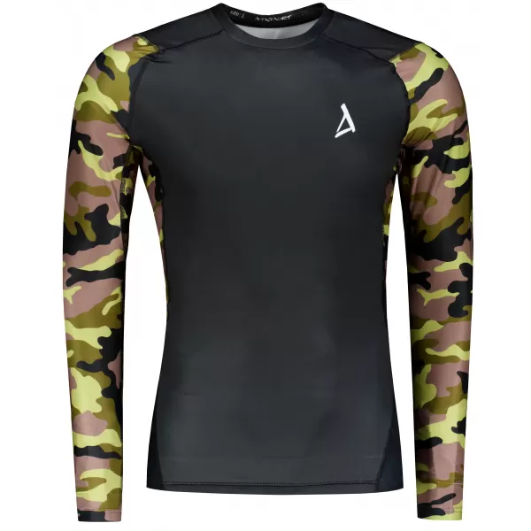  Funktionelle Kompression von Männern t -Shirt Premium ALTISPORT VOJ/ALM038TR03 SCHWARZ -GREEN 