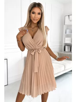 Kleid NUMOCO POLINA 374-5 BEIGE