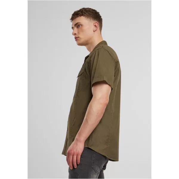  Hemd BRANDIT LUIS VINTAGE BD4033 OLIVE 