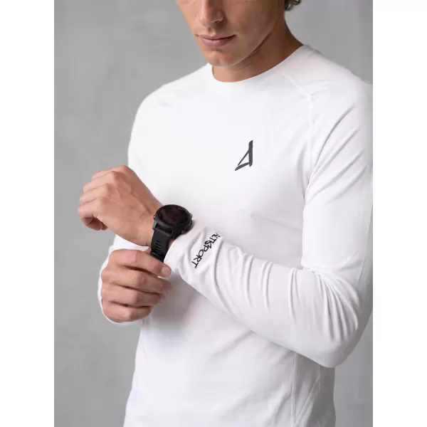  Hochwertiges funktionelles Kompressions-T-Shirt für Herren ALTISPORT VOJ/ALM000TR03 WEIß 