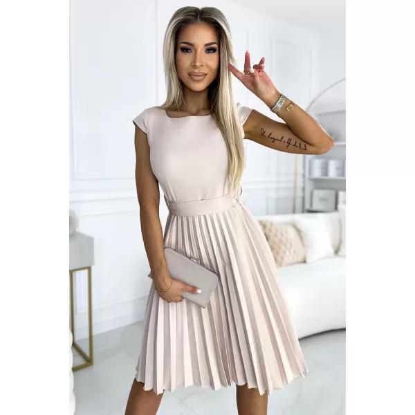  Kleid NUMOCO LILA 311-14 BEIGE 
