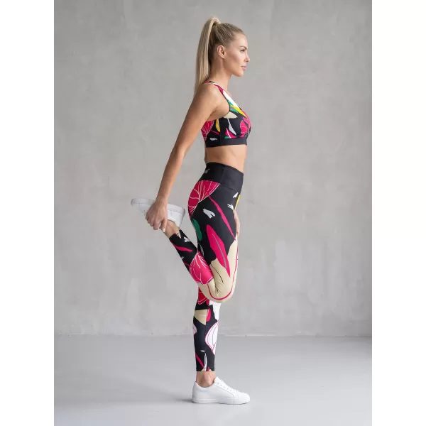  Premium-Sport-BH für Damen ALTISPORT VOJ/ALW042POD01 SCHWARZ 