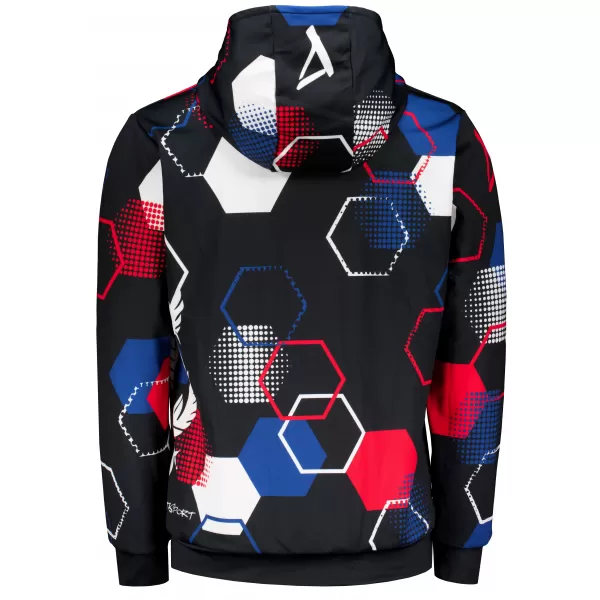  Hochwertiges Herren-Funktionssweatshirt ALTISPORT VOJ/ALM036MI01 HEXA BLACK 