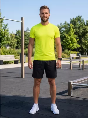 Funktions-T-Shirt für Herren ALTISPORT NoPrint NP/ALM421 NEON GELB