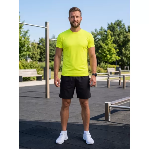  Funktions-T-Shirt für Herren ALTISPORT NoPrint NP/ALM421 NEON GELB 