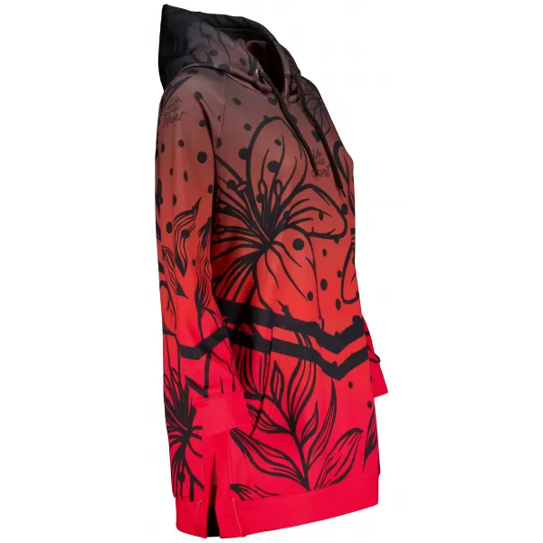  Hochwertiges Funktions-Sweatshirt für Damen ALTISPORT VOJ/ALW045MI03 ROT UND SCHWARZ 