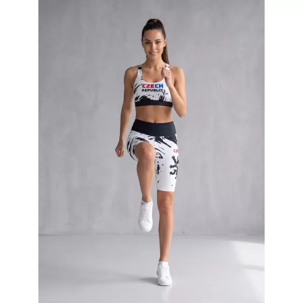  Hochwertige Damen-Funktionsleggings oberhalb des Knies ALTISPORT VOJ/ALW036LEG02 ABSTRAKTION 