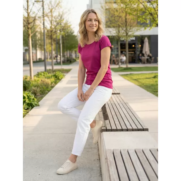  Damen-T-Shirt ALTISPORT NoPrint NP/ALW021 FUCHSIE 