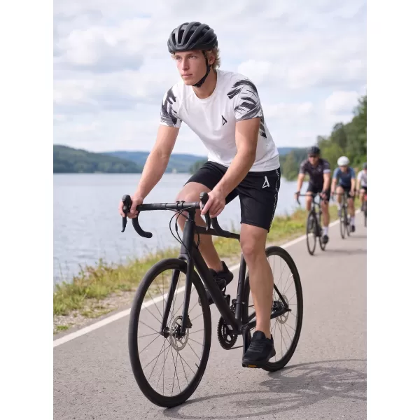  Hochwertiges Funktions-Kompressions-T-Shirt mit kurzen Ärmeln für Herren ALTISPORT VOJ/ALM039TR04 WEIß 