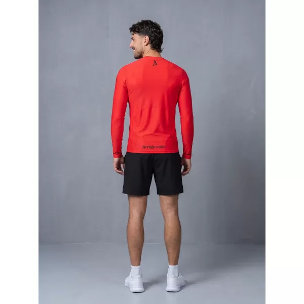  Hochwertiges funktionelles Kompressions-T-Shirt für Herren ALTISPORT VOJ/ALM000TR03 ROT 