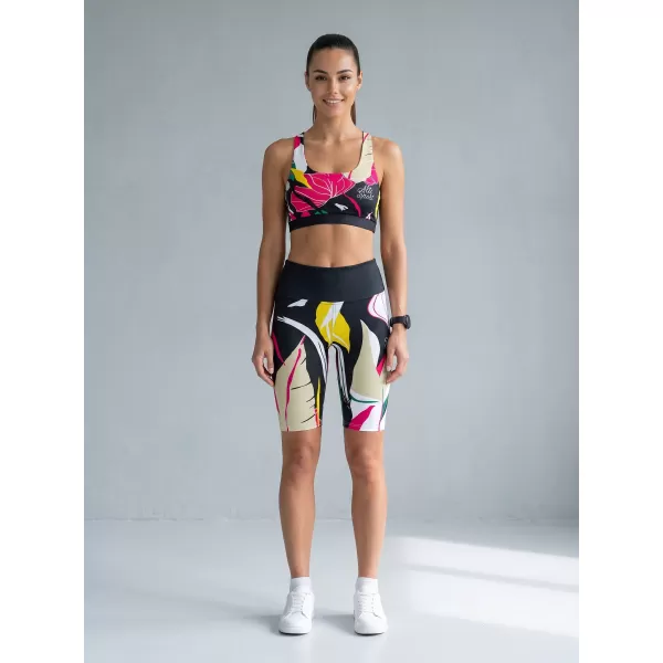  Hochwertige Damen-Funktionsleggings oberhalb des Knies ALTISPORT VOJ/ALW042LEG02 SCHWARZ 