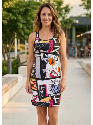 Funktionswestenkleid für Damen ALTISPORT VOJ/ALW041SAT01 SCHWARZ