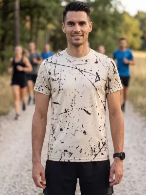 Funktionelles Premium-T-Shirt für Herren ALTISPORT VOJ/ALM034TR01 BRAUN