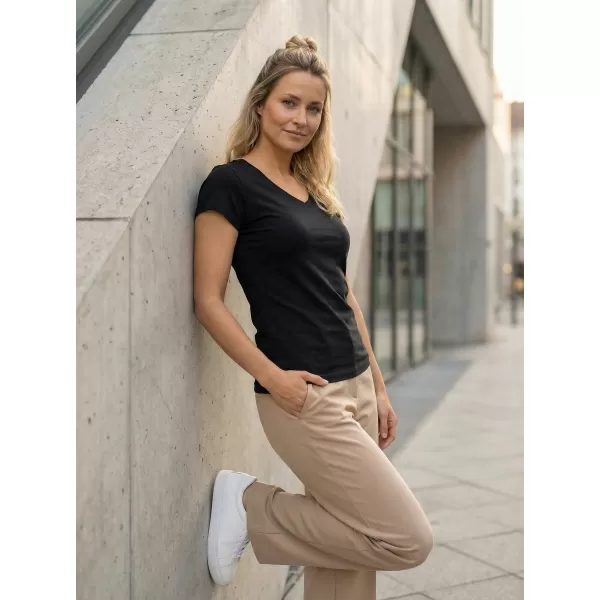  Damen-T-Shirt ALTISPORT NoPrint NP/ALW261 EBENHOLZGRAU 