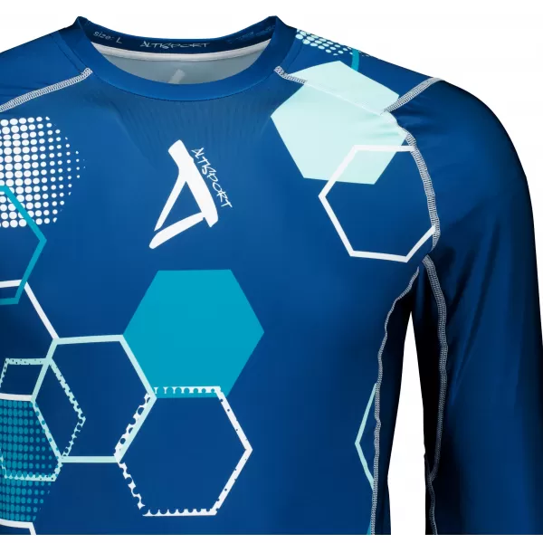  Hochwertiges funktionelles Kompressions-T-Shirt für Herren ALTISPORT VOJ/ALM037TR03 NAVY BLAU 
