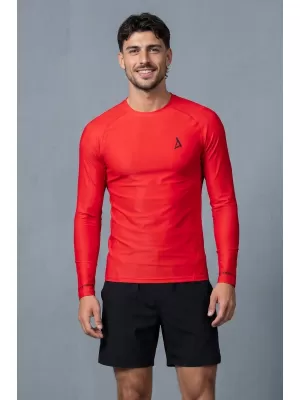 Hochwertiges funktionelles Kompressions-T-Shirt für Herren ALTISPORT VOJ/ALM000TR03 ROT