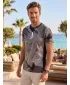 Funktionelles Premium-T-Shirt für Herren ALTISPORT VOJ/ALM044TR01 SCHWARZ UND WEIß