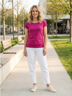 Damen-T-Shirt ALTISPORT NoPrint NP/ALW021 FUCHSIE