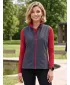 Softshellweste für Damen ALTISPORT NoPrint NP/ALW7211NJ EISENGRAU/ROT