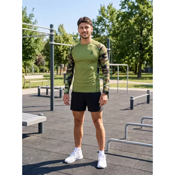  Funktionelle Kompression von Männern t -Shirt Premium ALTISPORT VOJ/ALM038TR03 GRÜN/KHAKI 