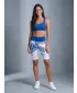 Hochwertige Damen-Funktionsleggings oberhalb des Knies ALTISPORT VOJ/ALW045LEG02 MARINEBLAU/WEIß