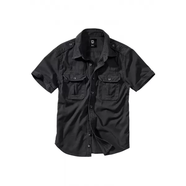  Hemd BRANDIT VINTAGE BD4024 SCHWARZ 