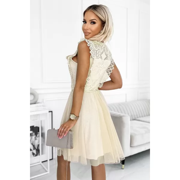  Kleid NUMOCO GRETA 454-3 BEIGE 